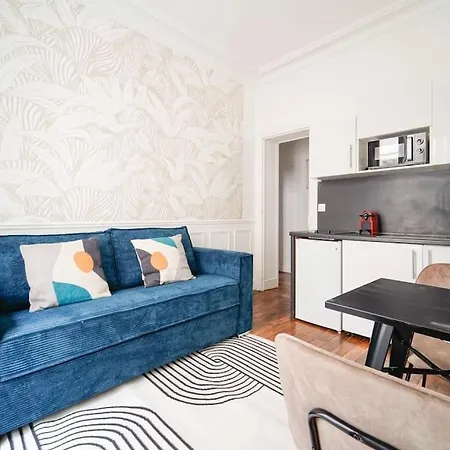 Appartamento Niepce - Blue Flat Next To Avenue Du Maine Parigi